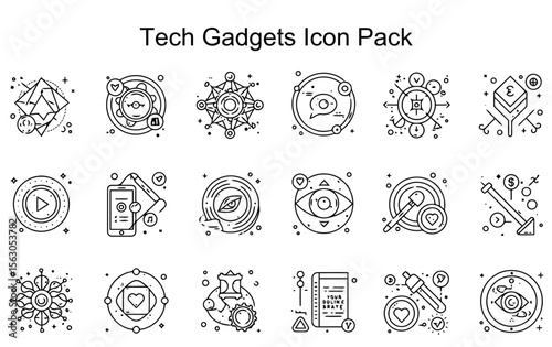 Tech Gadgets Icon Pack