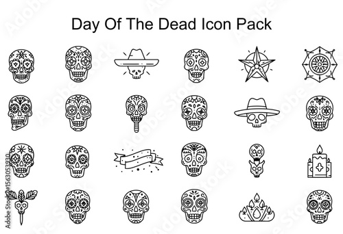 Day of the Dead Icon Pack