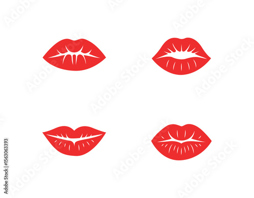Lips icon isolated on white background. Red and Black Lips Kiss Mark Vector Illustration. Print of lips kiss vector, kiss, lips, red lips, kissing lips, icon, icons, graphic, illustration, graphic des