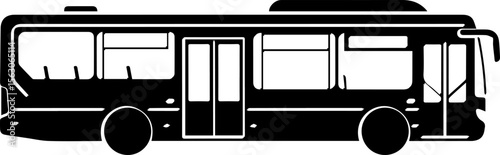 Black and White Bus Silhouette Vector Illustration,
Public Transportation Icon: Bus Outline Graphic,
Simple Bus Vector for Travel and Commute Design,
Isolated Bus Silhouette for Urban Mobility Concept