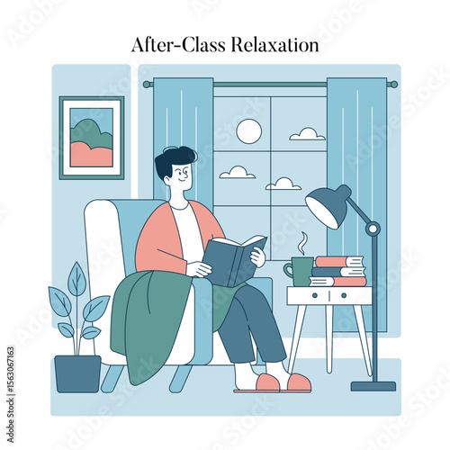 A Cozy AfterClass Relaxation Scene That Is Perfect for Taking Breaks During Study Time