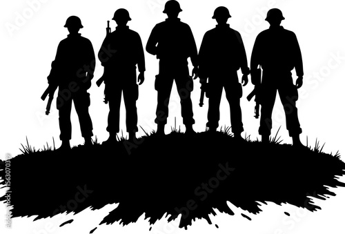 American military, soldiers, helicopter, army, special forces,  vector bundle