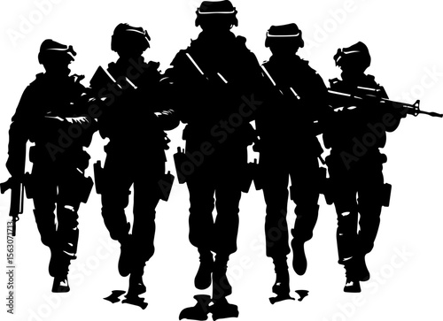 American military, soldiers, helicopter, army, special forces,  vector bundle