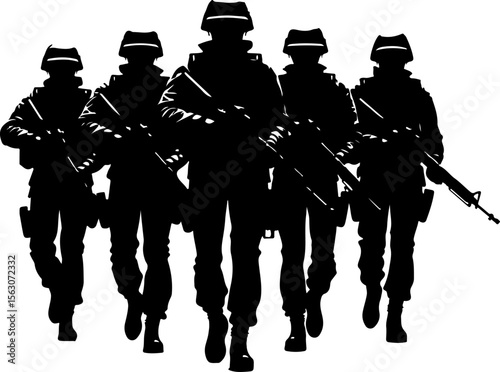 American military, soldiers, helicopter, army, special forces,  vector bundle
