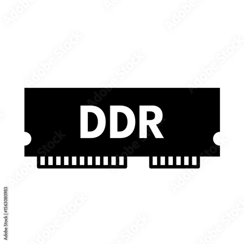 DDR memory card – vector icon