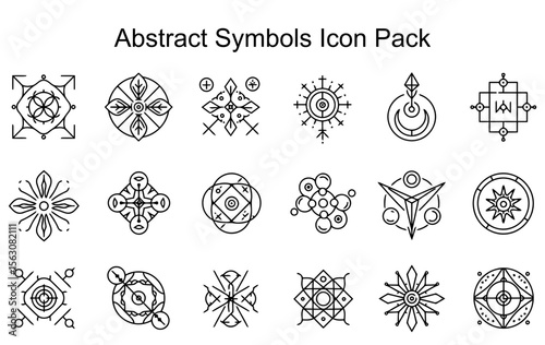 Abstract Symbols Icon Pack
