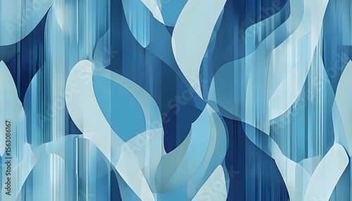 abstract blue background with waves