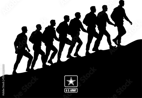 American military, soldiers, helicopter, army, special forces,  vector bundle