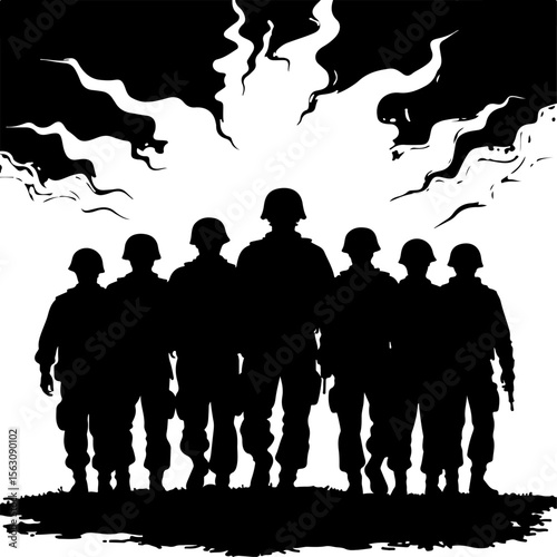 military, soldiers, helicopter, army, special forces,   vector  bundle