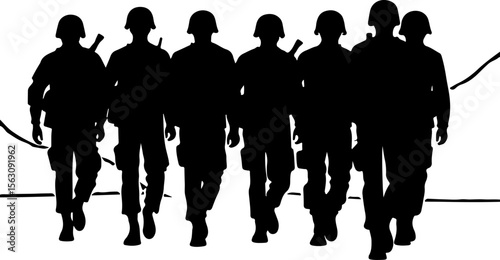 American Military Soldiers Army, and Helicopter Silhouette 