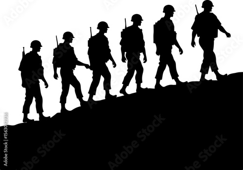 American Military Soldiers Army, and Helicopter Silhouette 
