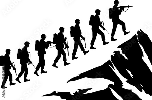 American Military Soldiers Army, and Helicopter Silhouette 