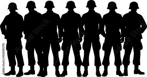 American Military Soldiers Army, and Helicopter Silhouette 