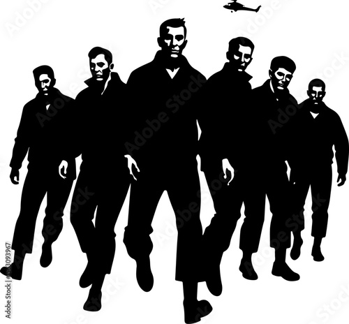 American Military Soldiers Army, and Helicopter Silhouette 