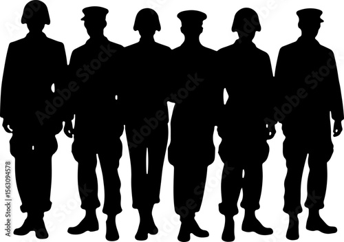 American Military Soldiers Army, and Helicopter Silhouette 