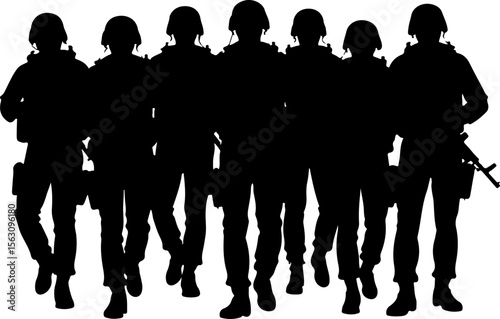 military, soldiers, helicopter, army, special forces,   vector  bundle