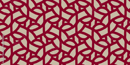 Geometric illustration background. Seamless pattern.Vector. 幾何学イラストパターン　背景素材
