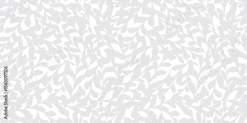 Botanical illustration background. Seamless pattern.Vector. 有機的なイラストパターン