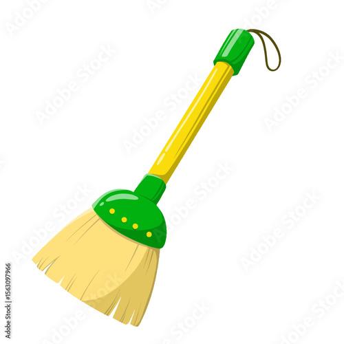 Cartoon Broom Illustration