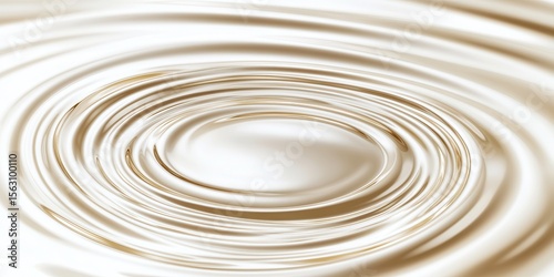 A close-up view of smooth, swirling ripples in a silky, cream-colored liquid, creating a serene and calming effect. The soft curves reflect a gentle, soothing atmosphere.