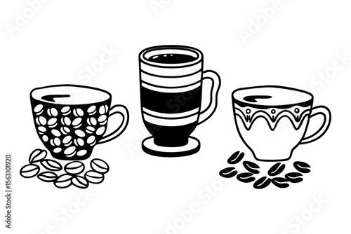 High Quality Coffee Cup Illustration Design