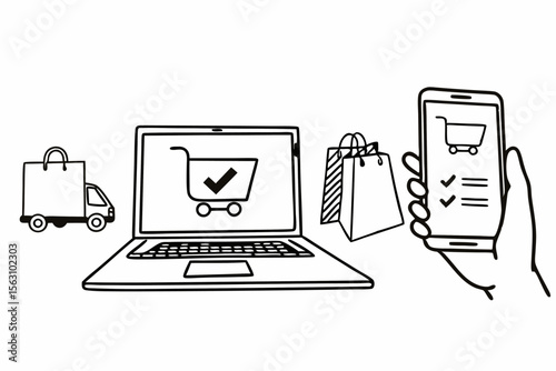 high-quality-vector-illustration-of-online-shoppin