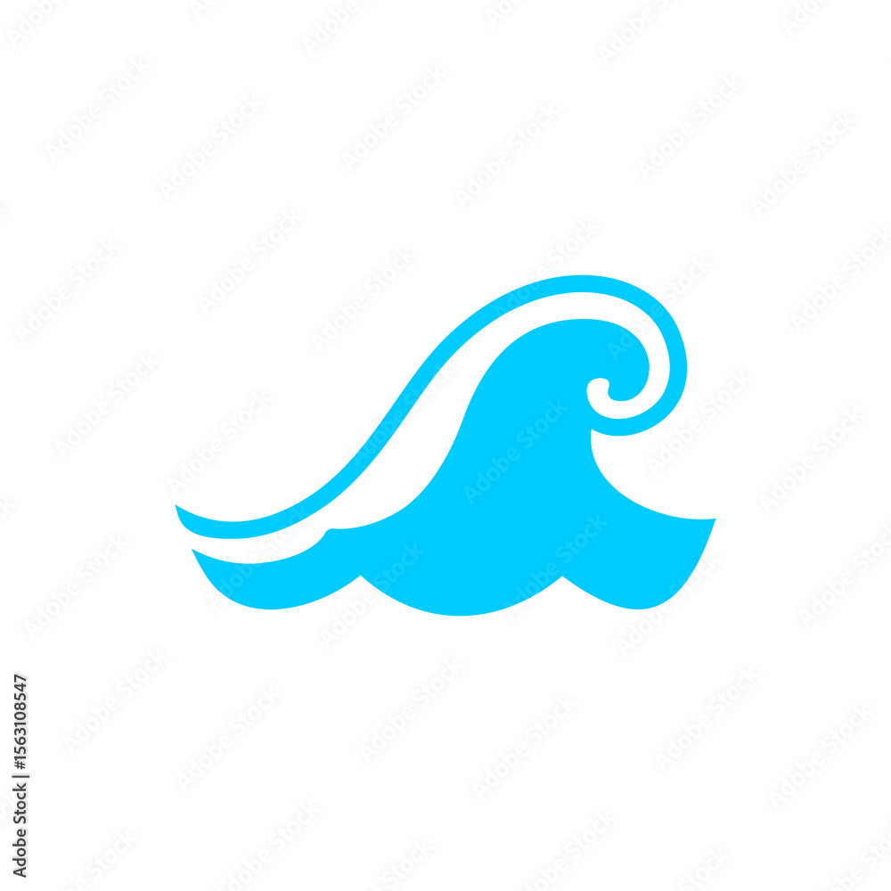 Obraz premium sea wave logo