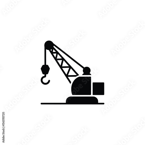 Construction crane icon