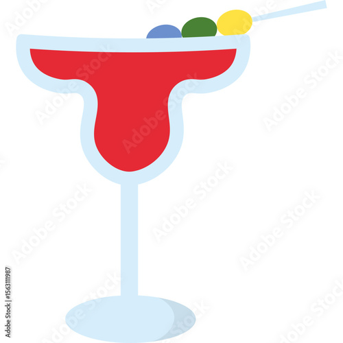 Coctail Drink Illustration 