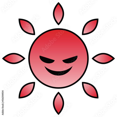 太陽　キャラクター　イラスト　