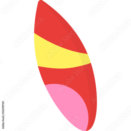 Surfing Board Illustration