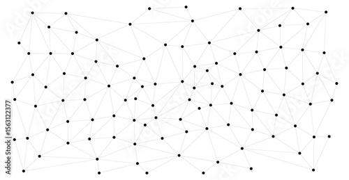 Abstract Network Technology Wallpaper. Futuristic abstract blockchain.
