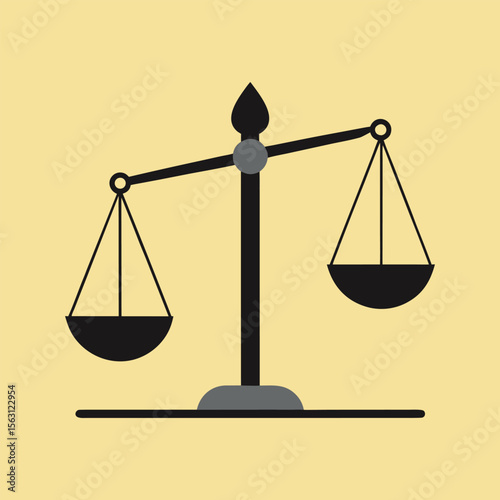 Scales of Justice Symbol of Law and Equality