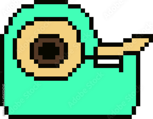  pixel illustration of tape dispenser