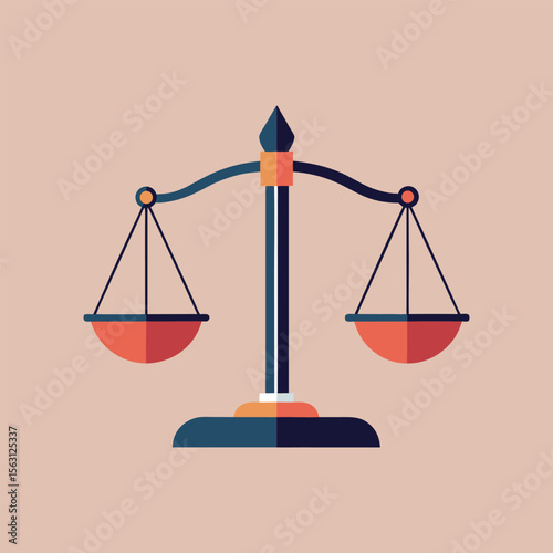 Scales of Justice Symbol of Law and Equality
