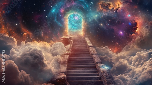 Cosmic Stairway to Heaven with a Celestial Portal