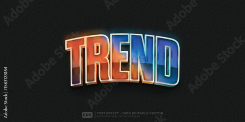 Trend 3D Cartoon Editable Text Effect | Premium Font Template