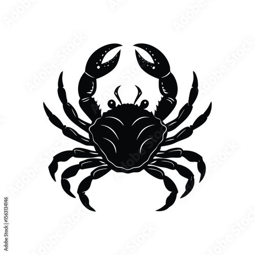 Wallpaper Mural black and white crab Torontodigital.ca