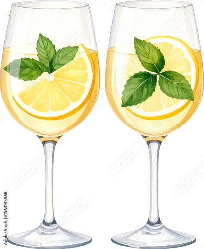 Refresh your senses with a cold glass of lemonade or a vibrant cocktail featuring lime, mint, and a splash of citrus