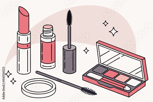 high-quality-vector-illustration-of-makeup-and-cos