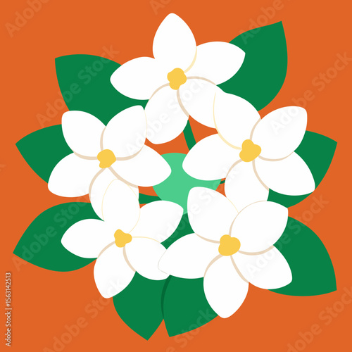 vector illustration of a flower