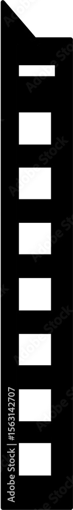 Fototapeta premium Company building illustration on transparent background