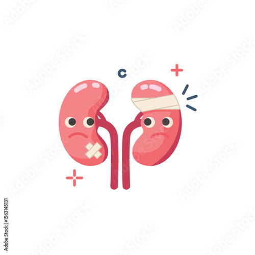 kidneys urgently require medical attention.