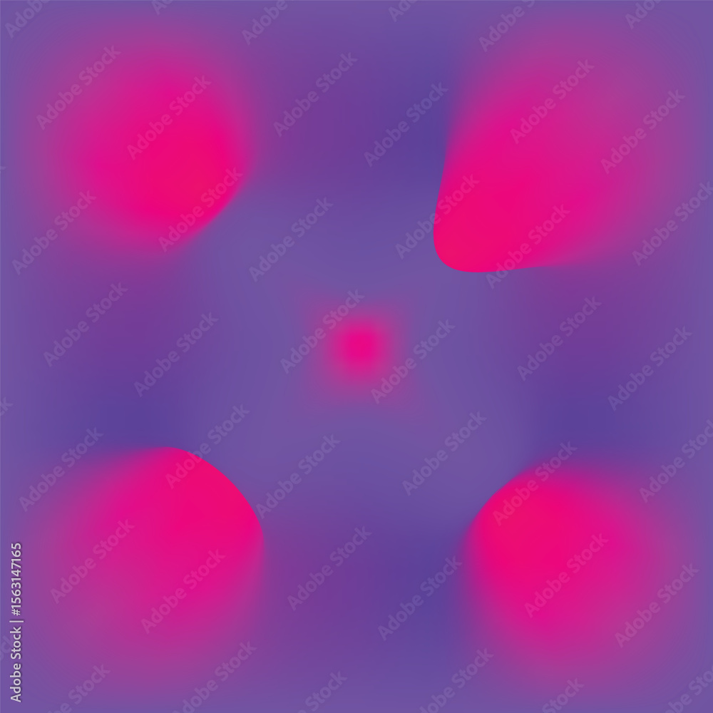 Pink bokeh and red heart abstract background with glowing love and celebration elements