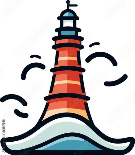 Iconic Lighthouse: A Beacon of Maritime Navigation and Coastal Safety