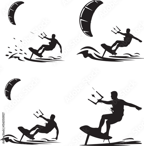 Dynamic Surfer Silhouette Riding Wave Vector

Surfing Action Pose SVG Cut File

Ocean Wave Surfer Clipart for Cricut & Laser

Beach Lifestyle Surfer Silhouette Design

Extreme Surfing Sport Vector for