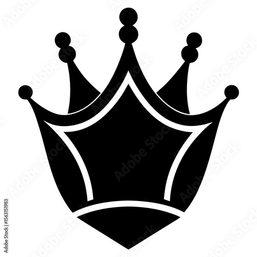 set of crowns vector