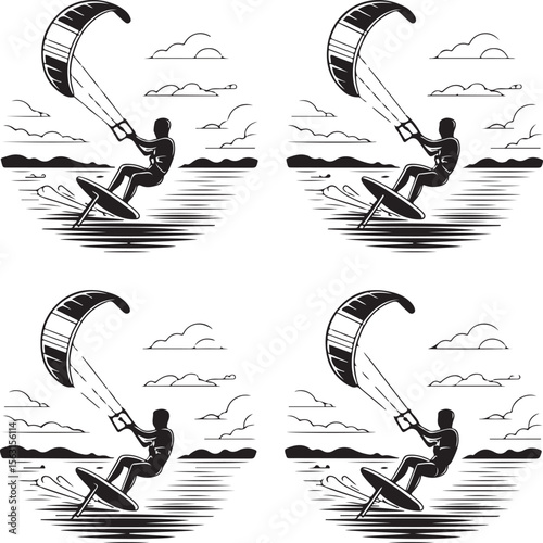 Dynamic Surfer Silhouette Riding Wave Vector

Surfing Action Pose SVG Cut File

Ocean Wave Surfer Clipart for Cricut & Laser

Beach Lifestyle Surfer Silhouette Design

Extreme Surfing Sport Vector for
