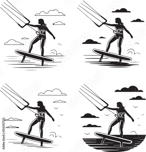 Dynamic Surfer Silhouette Riding Wave Vector

Surfing Action Pose SVG Cut File

Ocean Wave Surfer Clipart for Cricut & Laser

Beach Lifestyle Surfer Silhouette Design

Extreme Surfing Sport Vector for