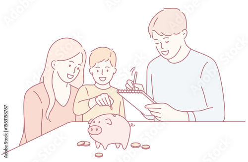 Creating memorable family moments by discussing budgeting, savings strategies, and financial education together